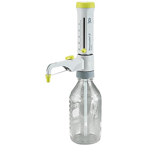Dispenser de botella analógico Dispensette S Organic con valvula de recirculación 1 a 10ml