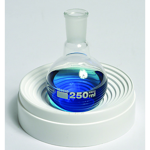 Balon de vidrio de 250ml, con base redondeada y boca esmerilada 24/40 x 6 unidades