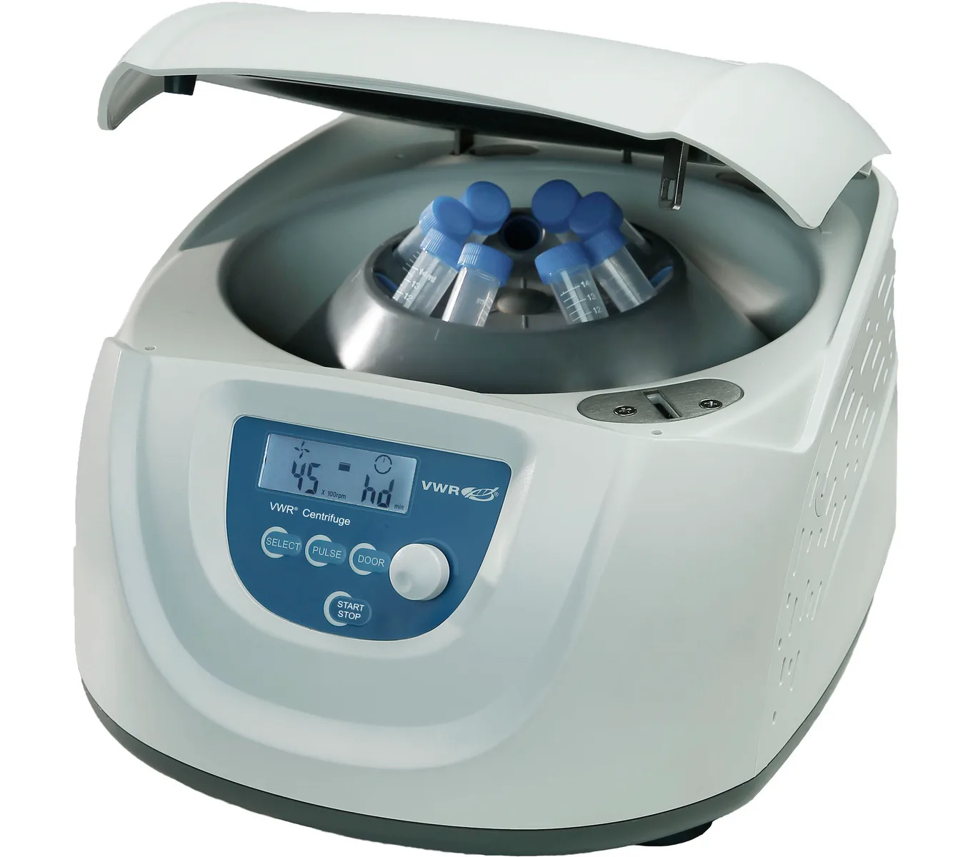 Centrifuga de mesada con rotor de ángulo fijo marca VWR