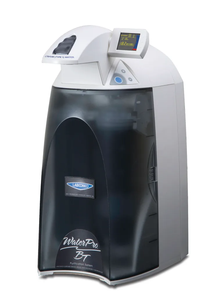 Purificador de agua Labconco WaterPro BT System con lampara UV