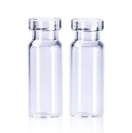 Viales de vidrio, transparentes, de encapsulado, de boca ancha de 2ml (caja x 100 unidades)